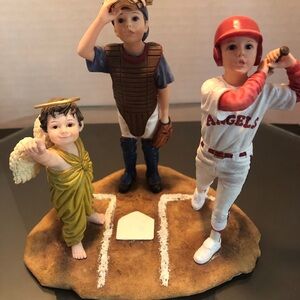 Baseball Angels Figurine Set